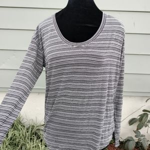 Athleta Cloudlight Stratus Striped Long Sleeve